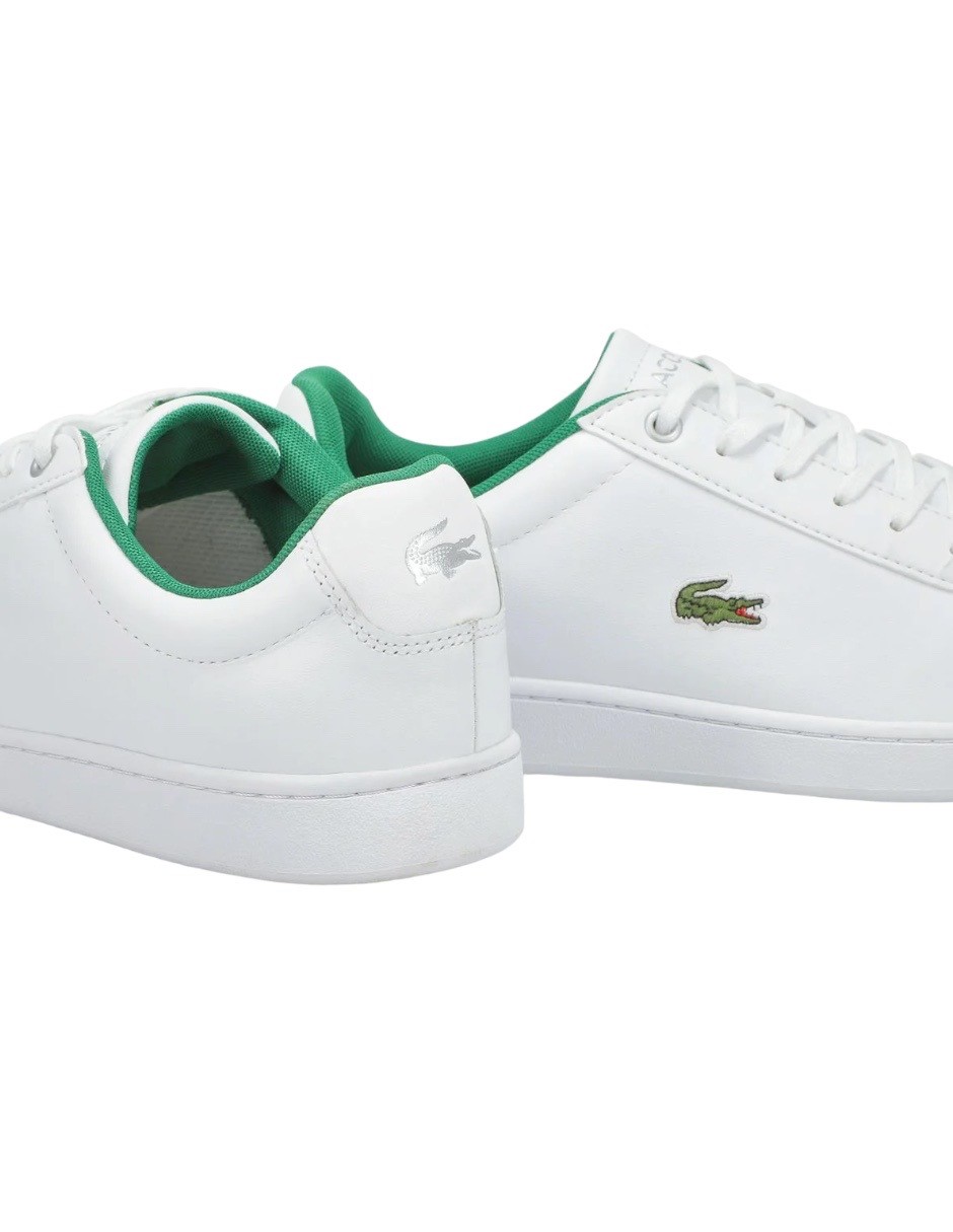 TENIS LACOSTE HYDEZ 119 BLANCO CON VERDE PARA HOMBRE