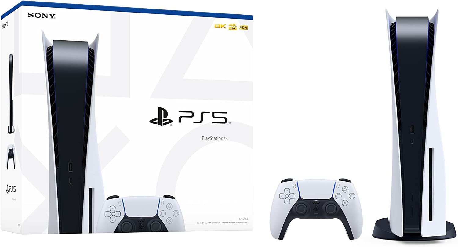 Consola PS5 Playstation 5 Lector de Discos 825GB SSD UHD 4K White CFI-1015A