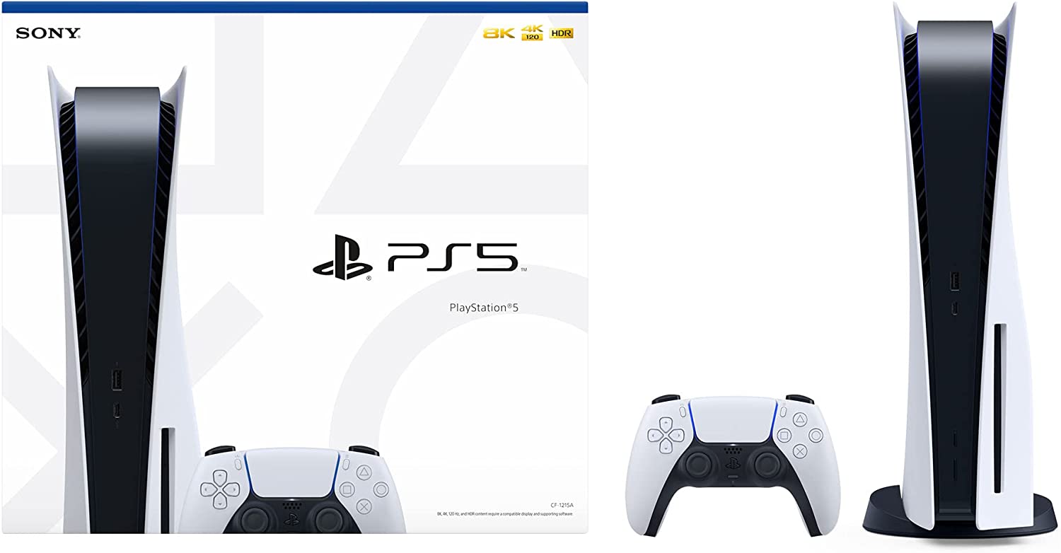 Consola PS5 Playstation 5 Lector de Discos 825GB SSD UHD 4K White CFI-1015A