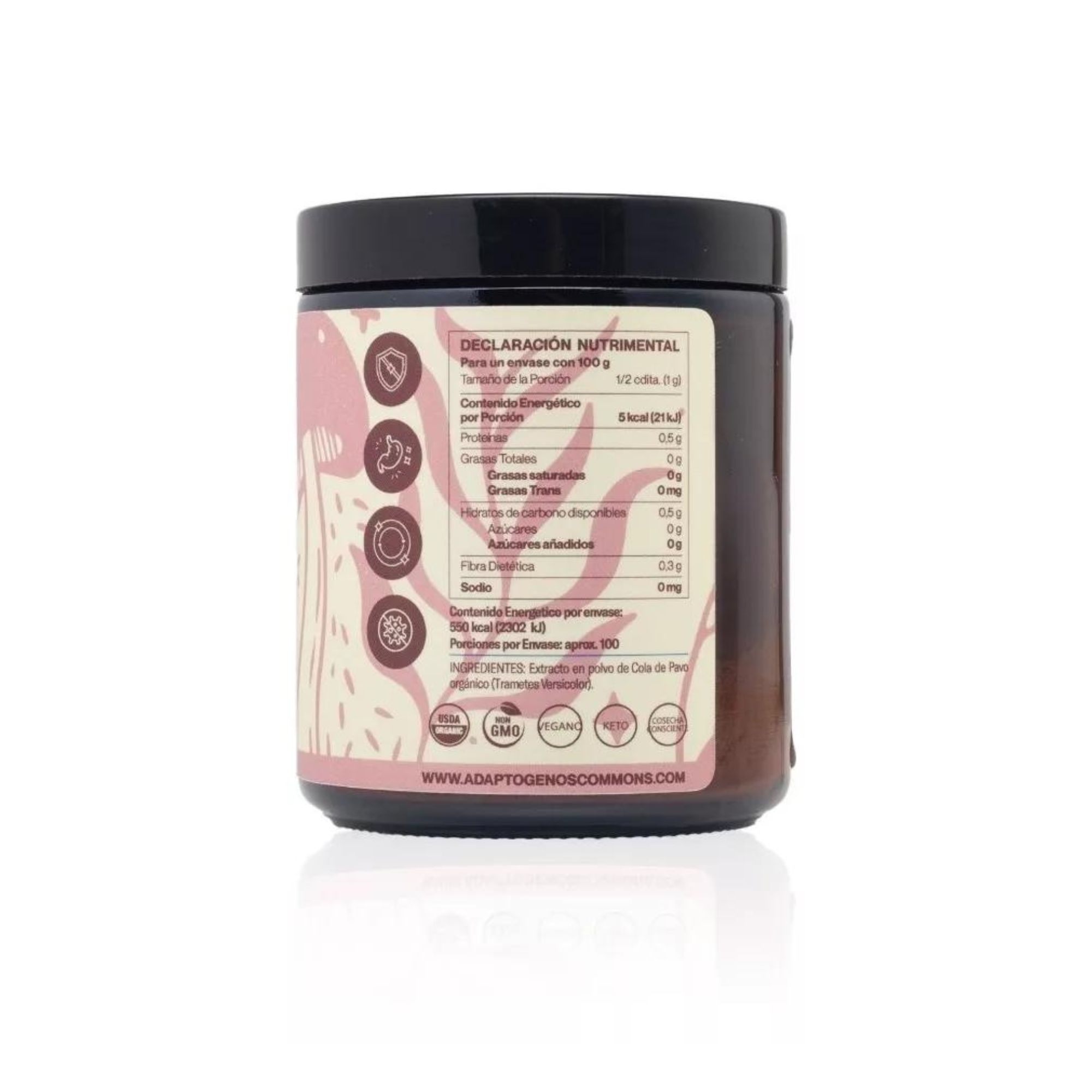 Hongo Adaptógeno Turkey Tail Cola De Pavo 80g Commons