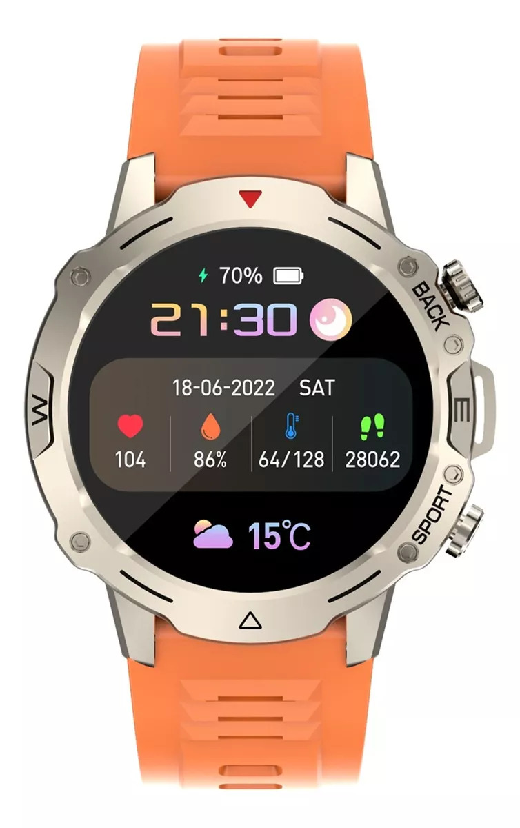 Smartwatch Fralugo G102 De Lujo Hr Bp Spo2