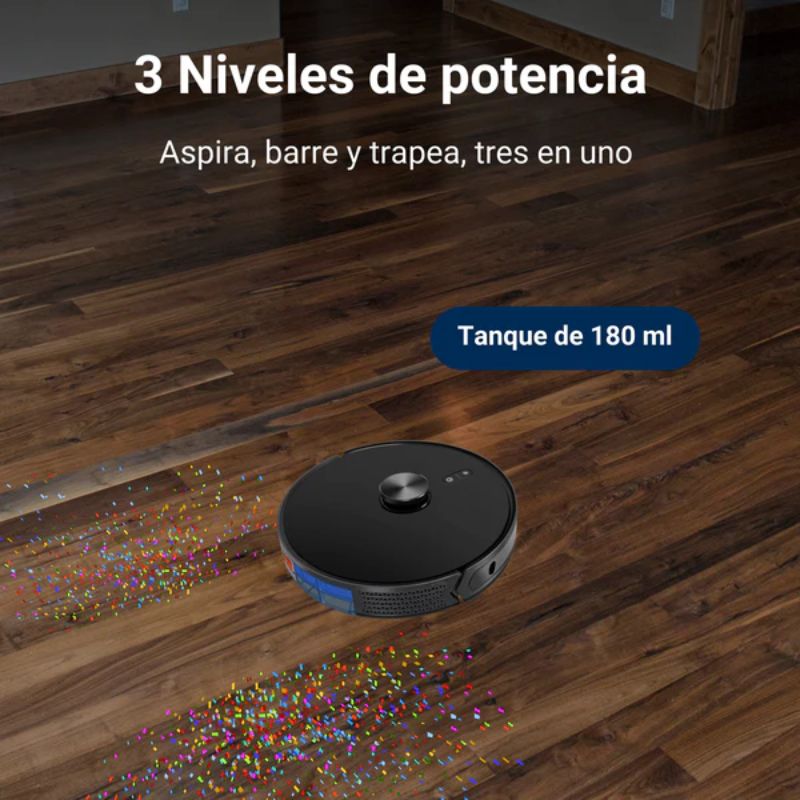 Robot aspiradora E900 PRO Láser con Inteligencia Artificial