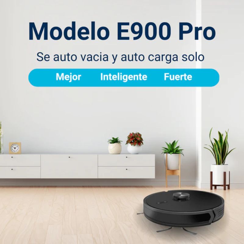 Robot aspiradora E900 PRO Láser con Inteligencia Artificial