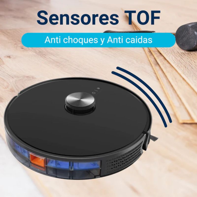 Robot aspiradora E900 PRO Láser con Inteligencia Artificial