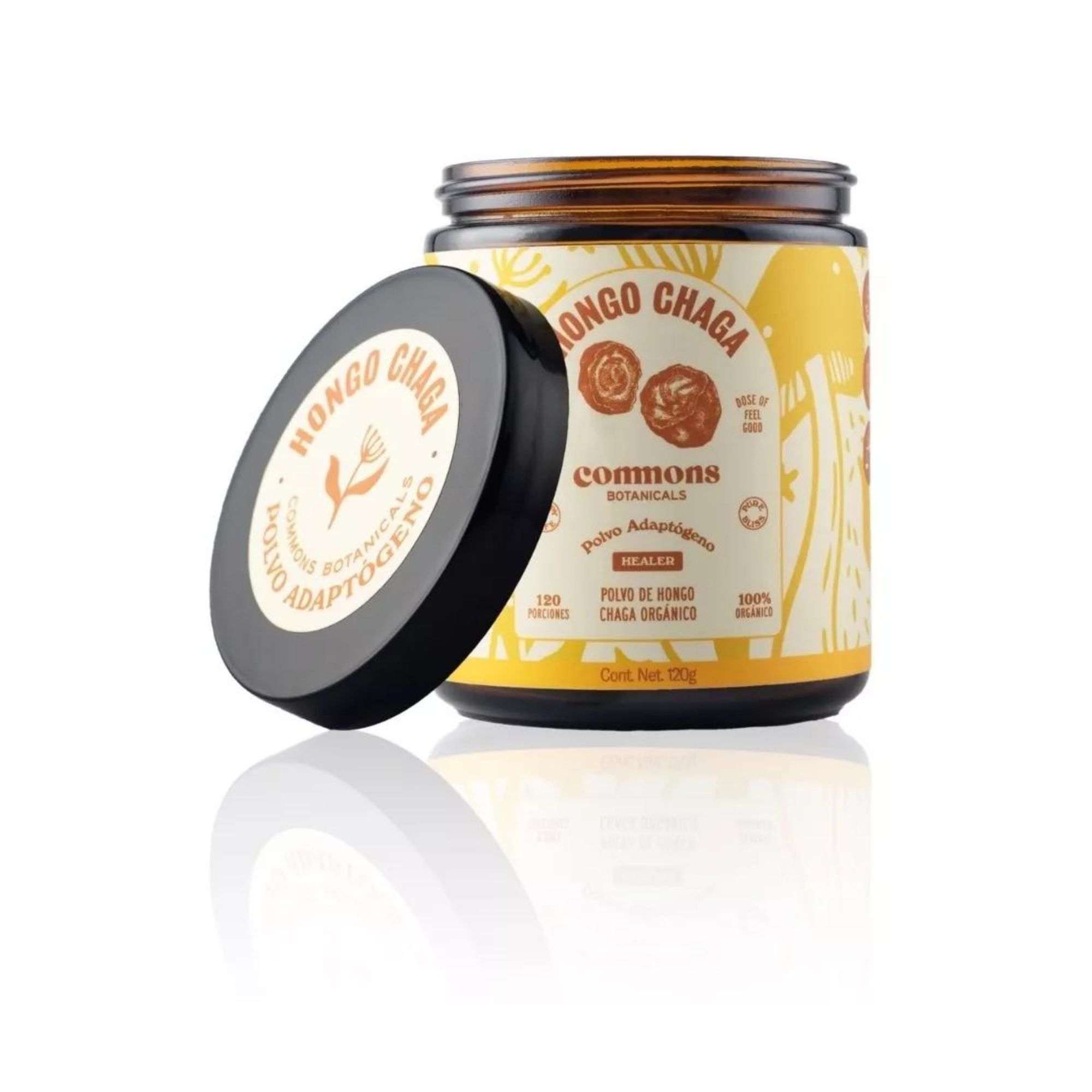 Hongo Adaptógeno Chaga Orgánico 100g Commons 