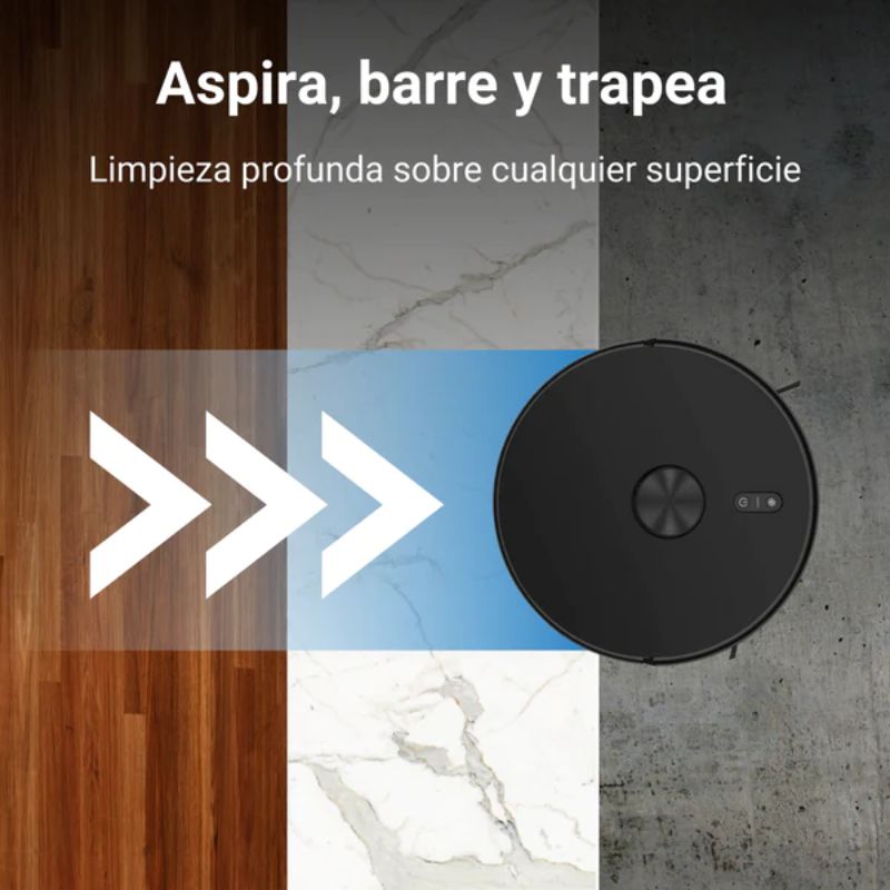 Robot Aspiradora Modelo E900 Láser con Inteligencia Artificial