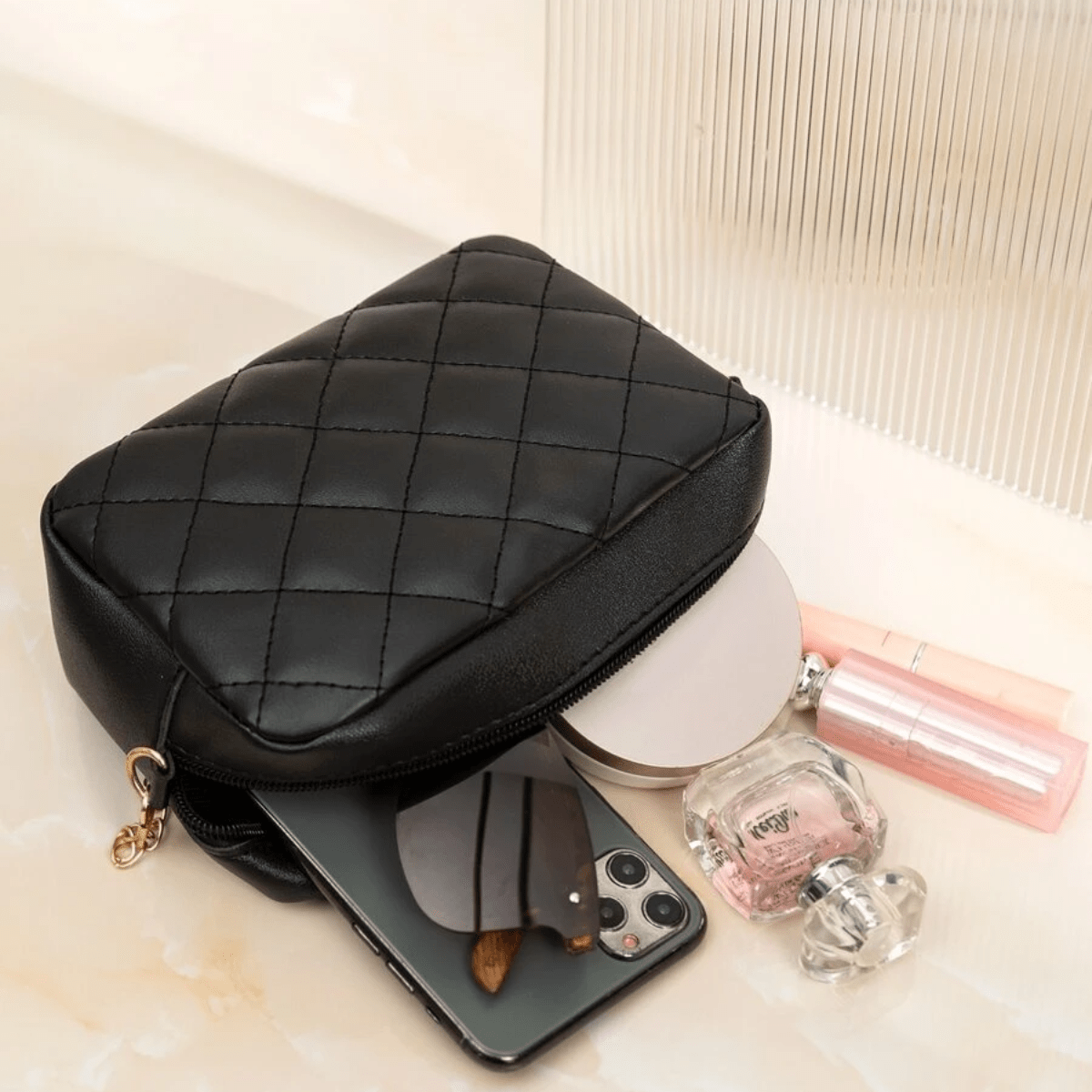 Bolsita Color Negro Para Dama Niña Moda Mujer