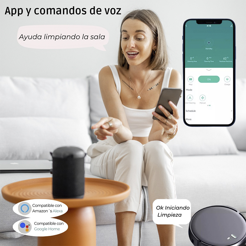 Robot Aspiradora E700 con Inteligencia Artificial 