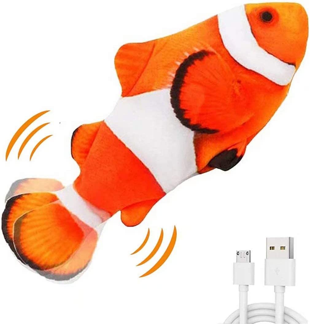 Pez de Juguete para dormir Bebes, Peluche interactivo Electrico en forma de Peces