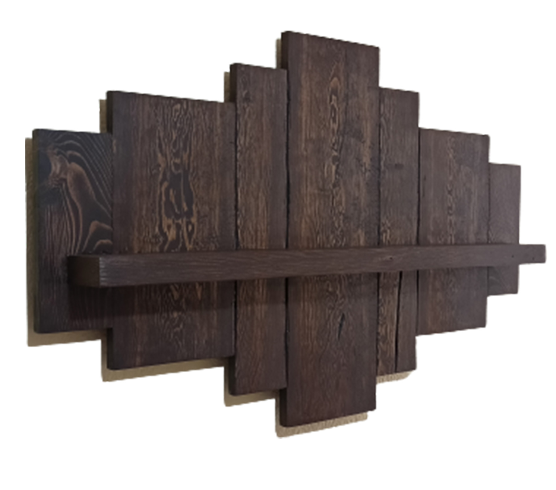 Repisa Tipo Cuadro De Pared Rustica, Artesanal, Rustico