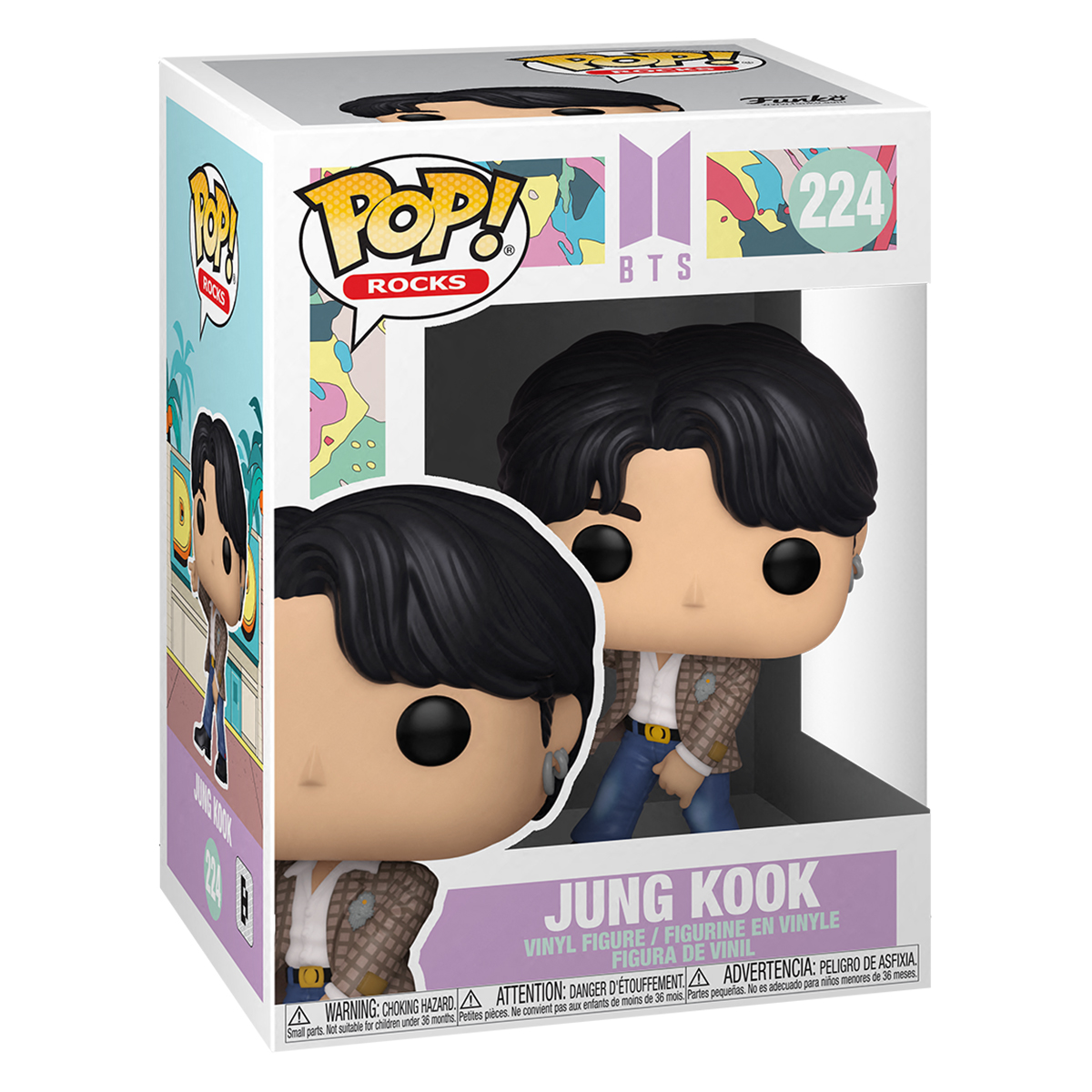 Funko Pop Jung Kook #224 Dynamite BTS K Pop Figura Original
