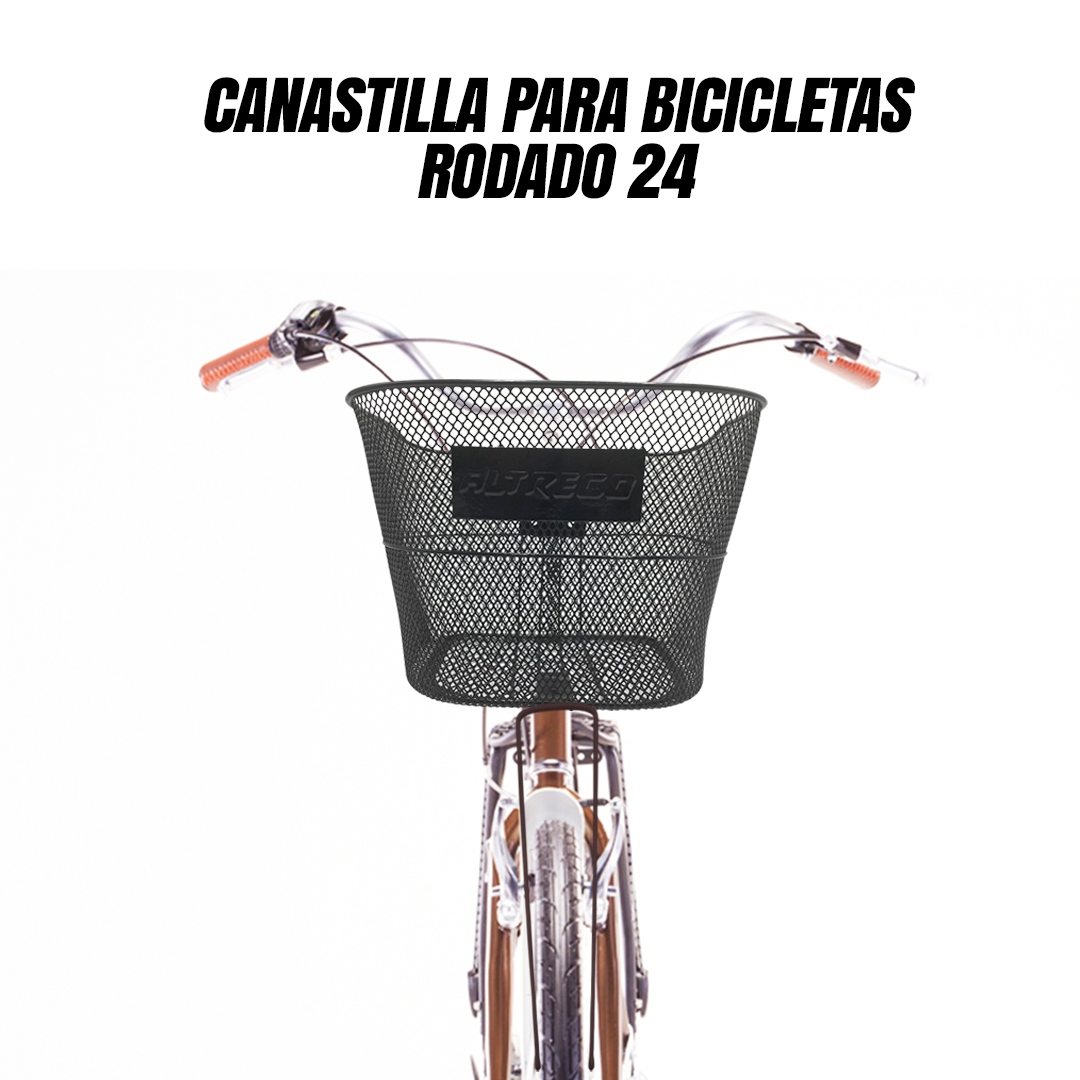 Soporte canasto online bicicleta