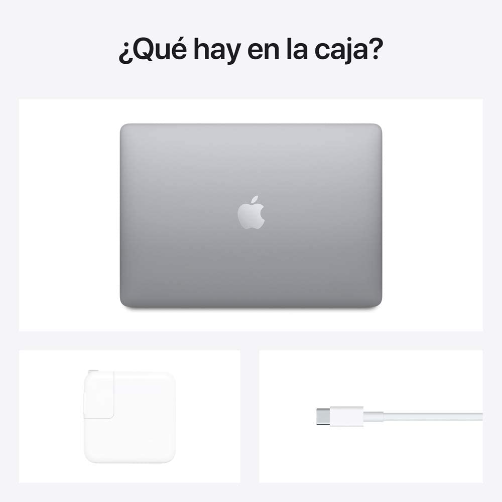 Apple Macbook Air Chip M1 CPU 8 GPU 7 RAM 8G SSD 256GB Retina LED 13" - Gris Espacial