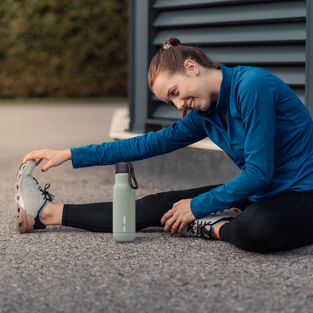 Termo de Acero Inoxidable de 500 ml Verde Claro Toho