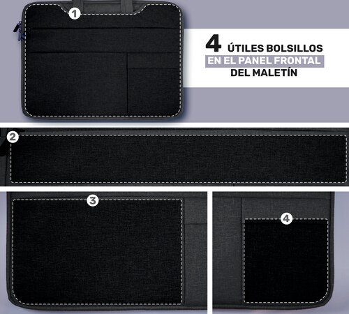 Maletín Portafolio Laptop 15.6 Pulgadas iPad - Onda Shop
