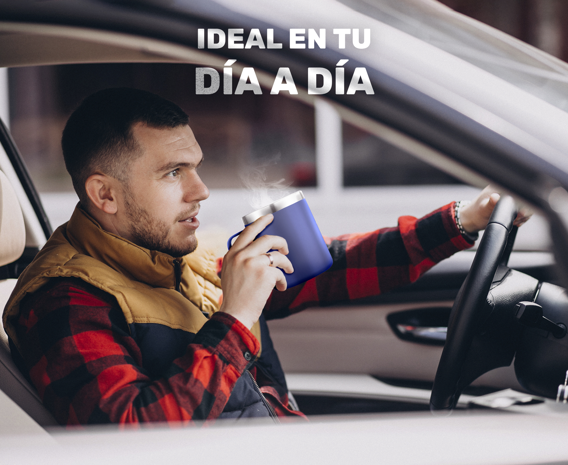 Vaso Térmico de Acero Inoxidable, Easytao Taza Termica Frio y