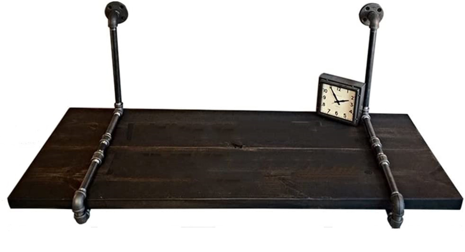 Mesa, Escritorio Rústica Industrial De Pared 50x120 Cm