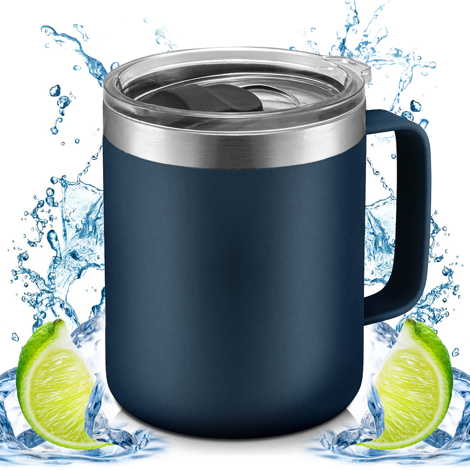 Taza Vaso Termo Térmico Acero Inoxidable Tipo Yeti 12oz - Variedad de Colores