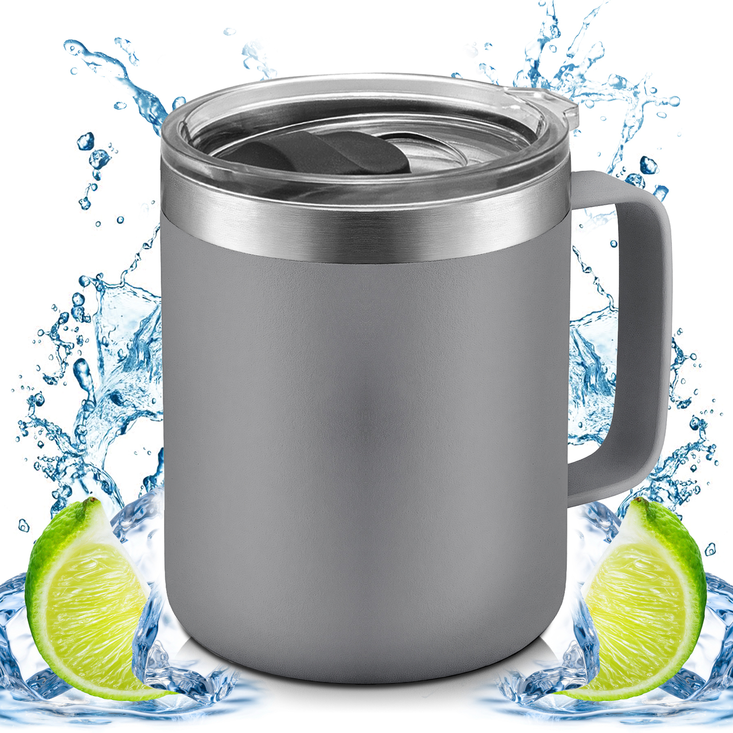 Taza Vaso Termo Térmico Acero Inoxidable Tipo Yeti 12oz - Variedad de Colores