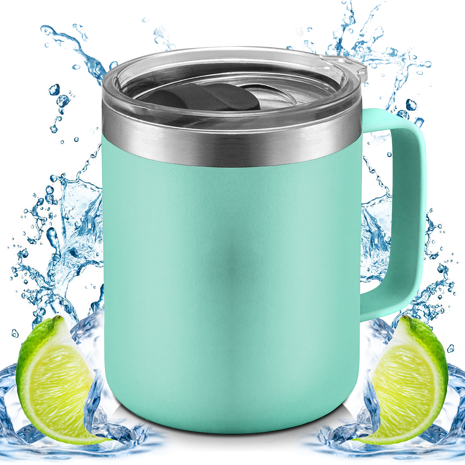 Taza Vaso Termo Térmico Acero Inoxidable Tipo Yeti 12oz - Variedad de Colores