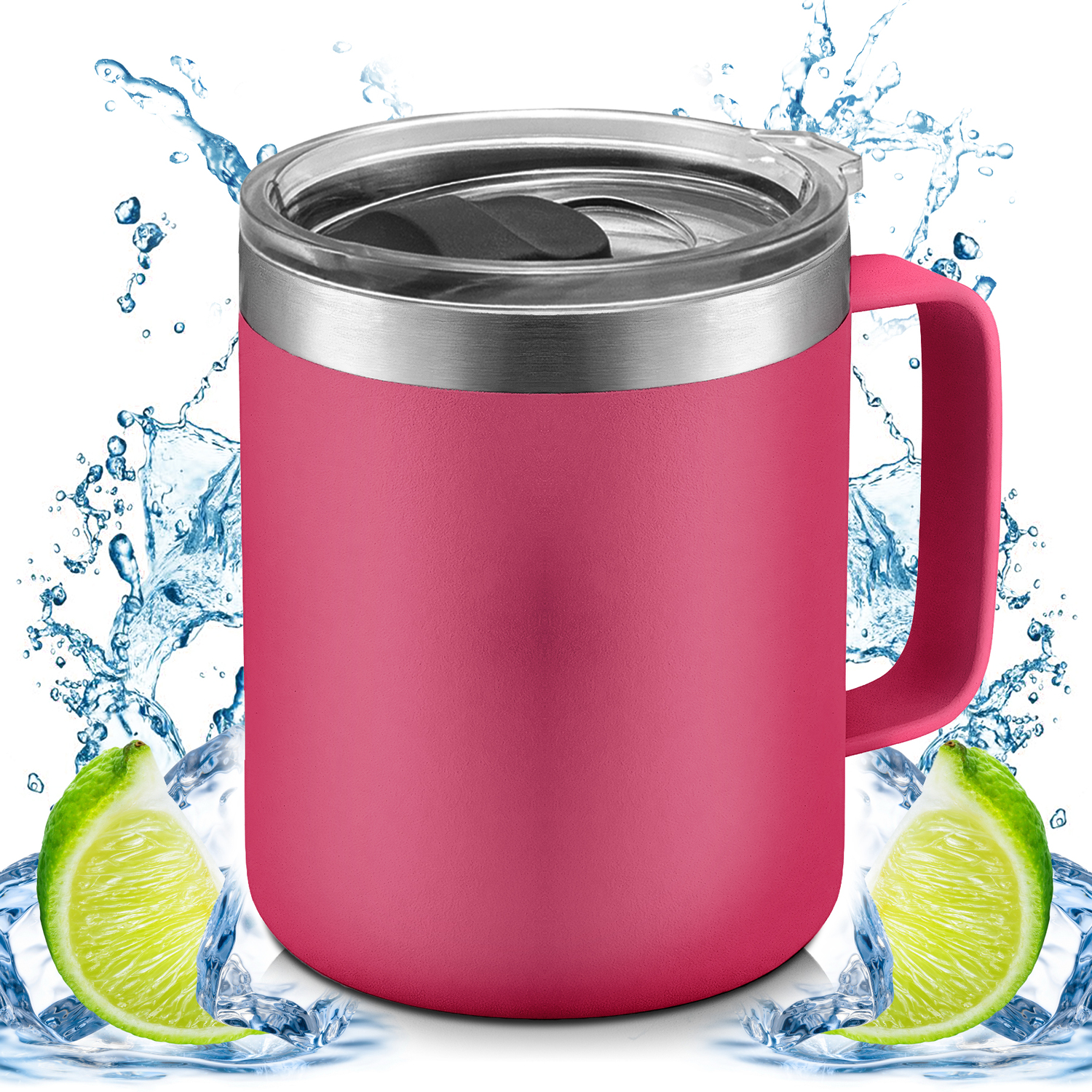 Taza Vaso Termo Térmico Acero Inoxidable Tipo Yeti 12oz - Variedad de Colores