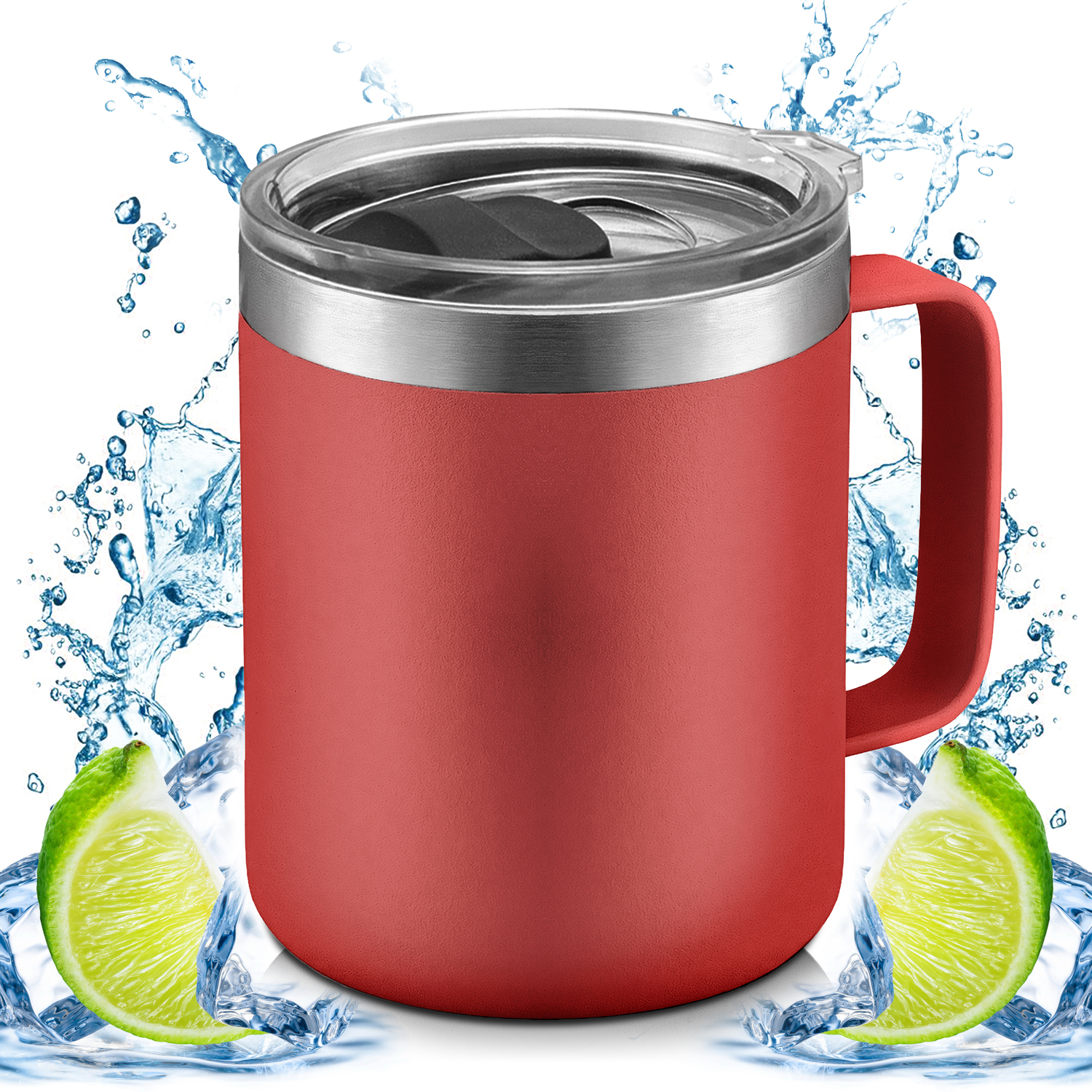 Taza Vaso Termo Térmico Acero Inoxidable Tipo Yeti 12oz - Variedad de Colores