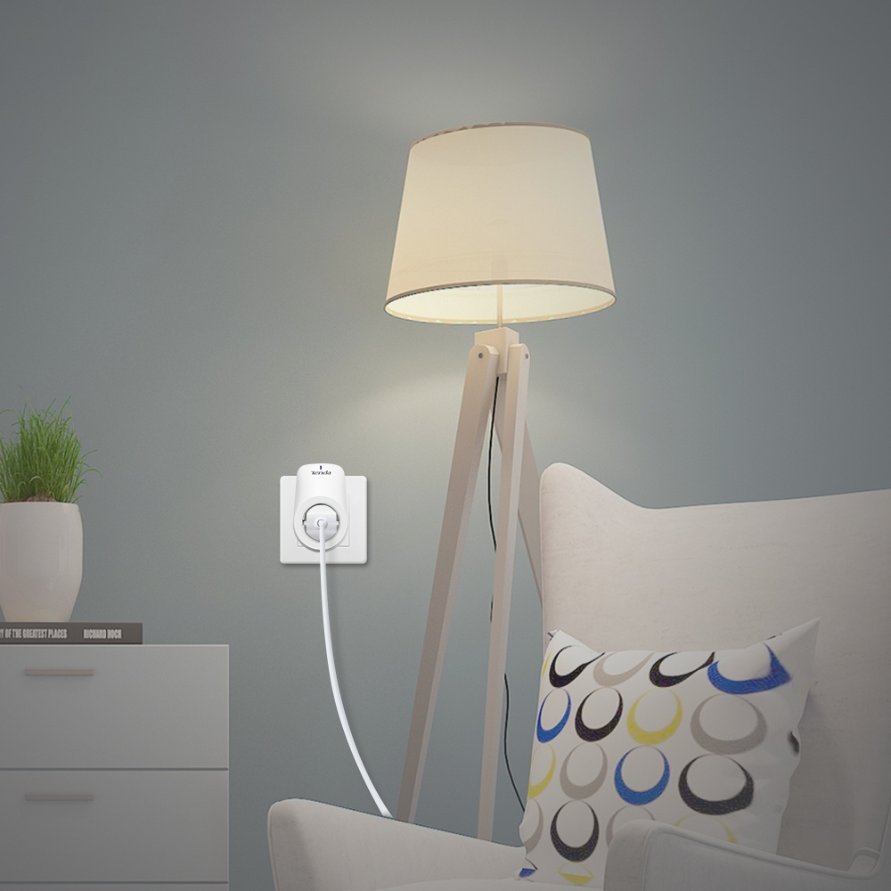 Tenda Smart Plug SP3 WiFi 1 Conector 2300W 10A Blanco enchufe conector pared pantalla tv lampara