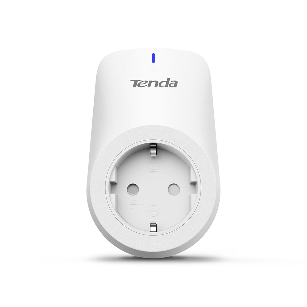 Tenda Smart Plug SP3 WiFi 1 Conector 2300W 10A Blanco enchufe conector pared pantalla tv lampara