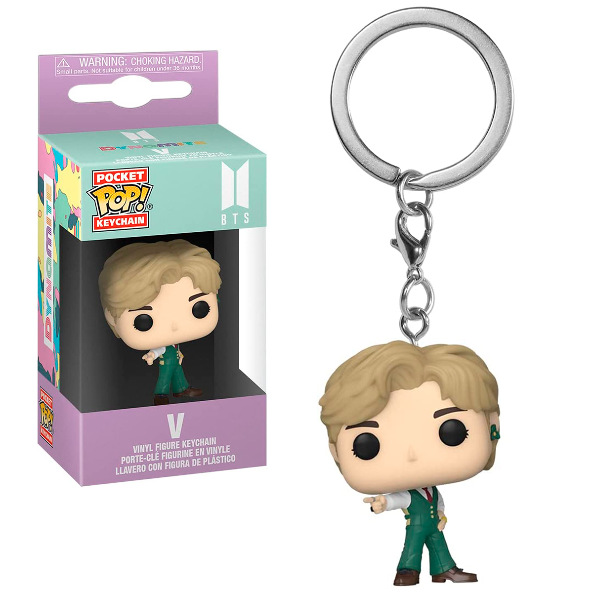 Funko Pop Llavero V Kim Tae Hyung Dynamite BTS K Pop Figura Original