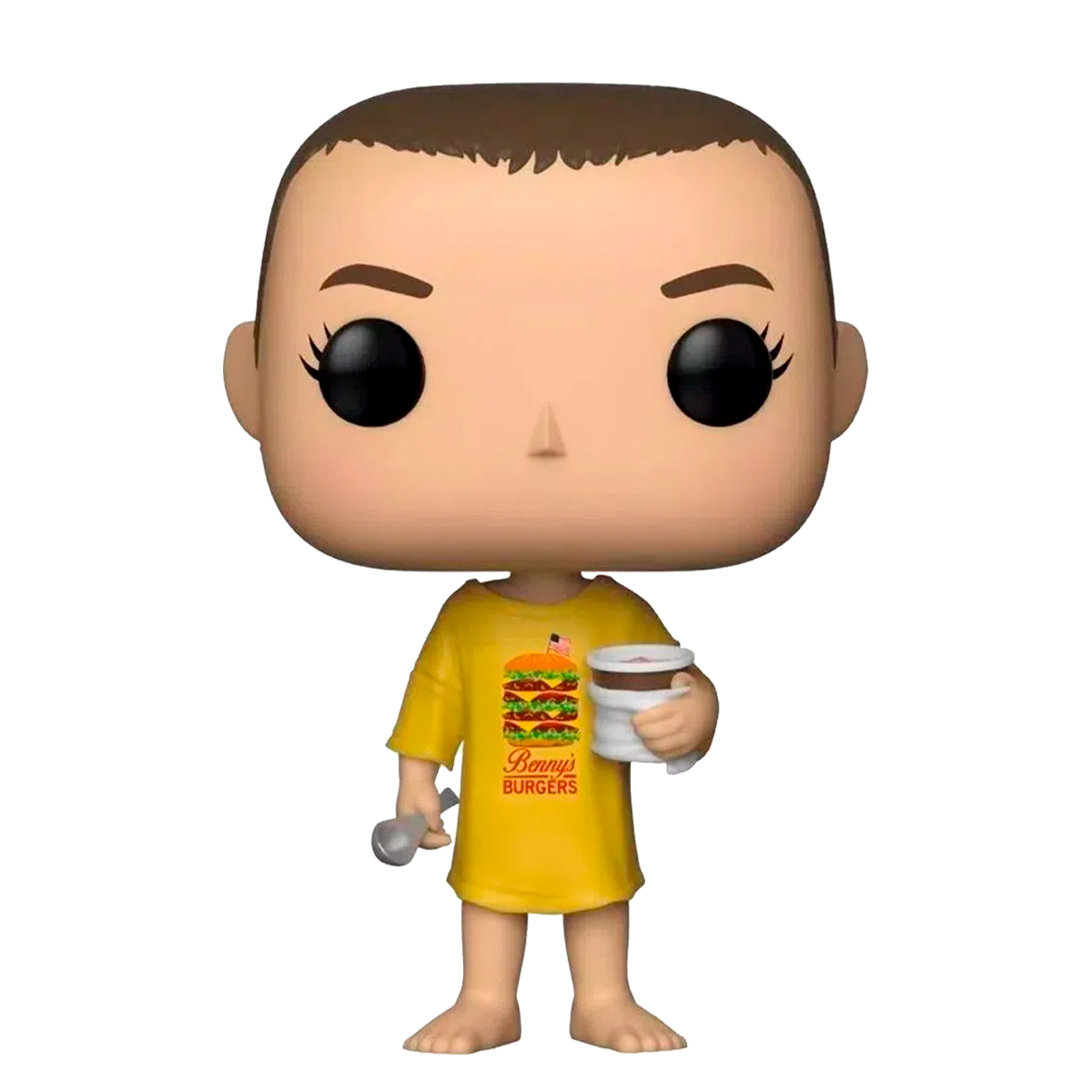 Funko Pop Eleven Burger T Shirt #718 Stranger Things Serie Figura Original