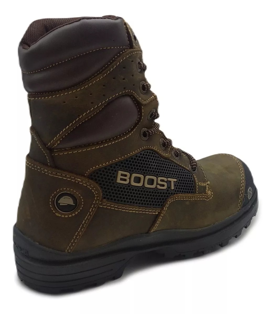 Botas Boost Alta Tactica/industrial Casco Acero Cierre 433
