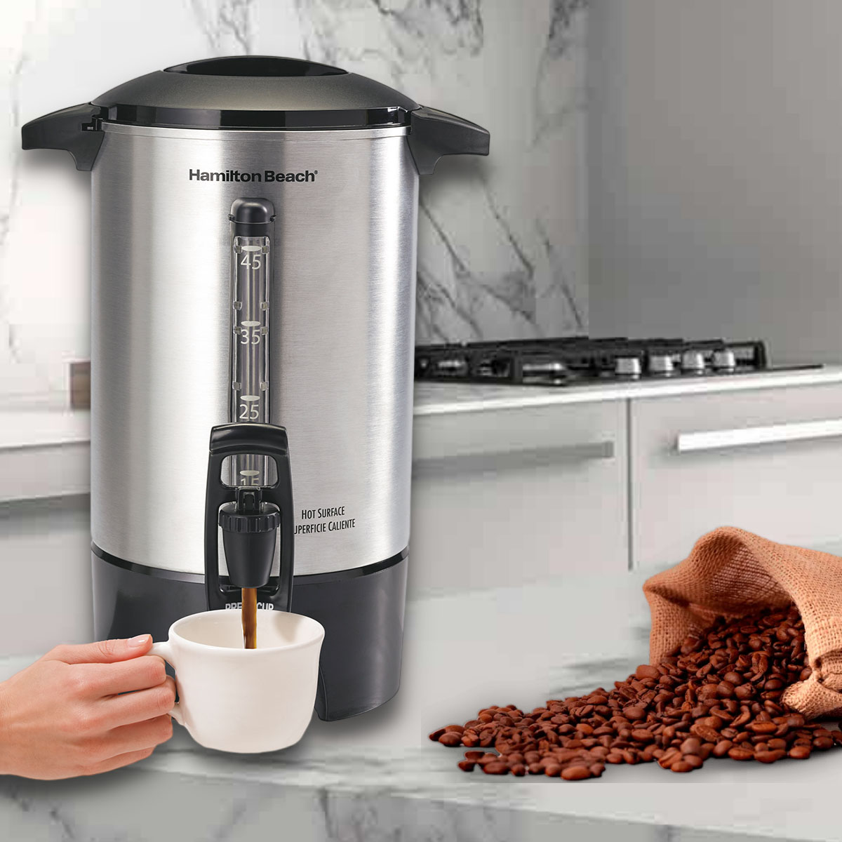 Cafetera HAMILTON BEACH 45 Tazas