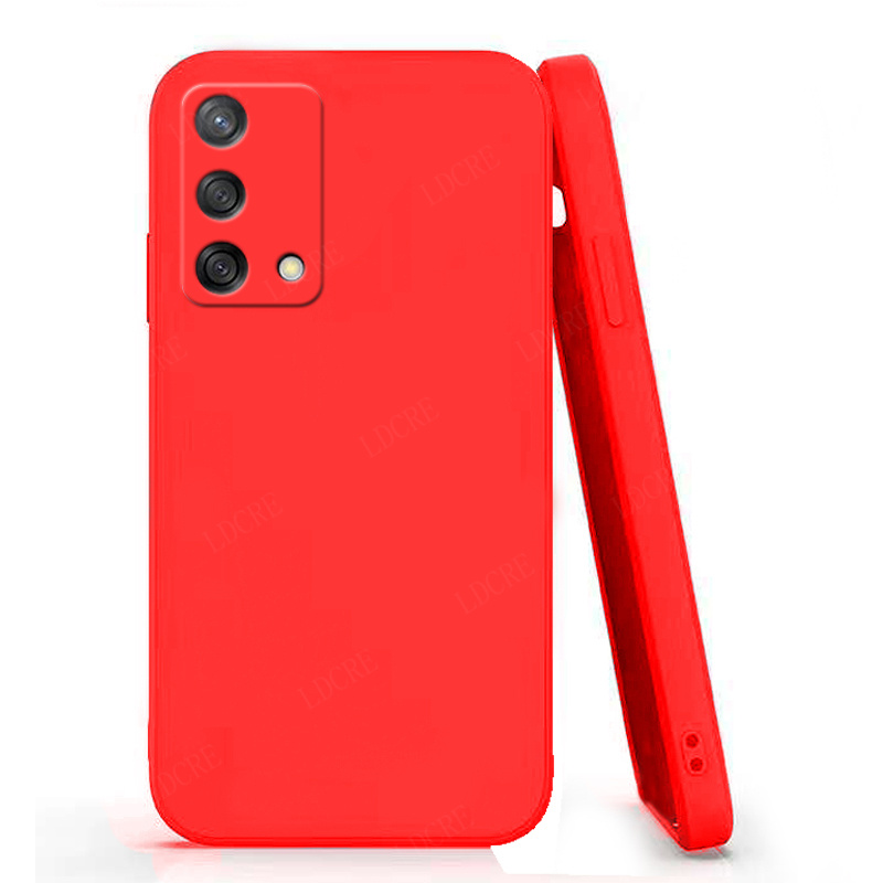 Case Reno 6 Lite Durazno Oppo Silicon Logo Funda Protector