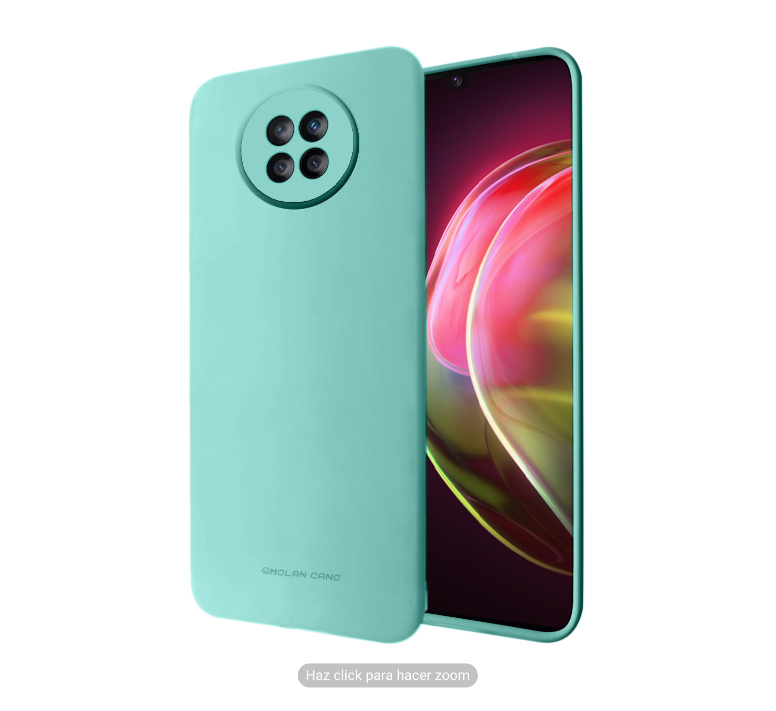 Case Y9A Verde Huawei Silicon Logo Funda Protector