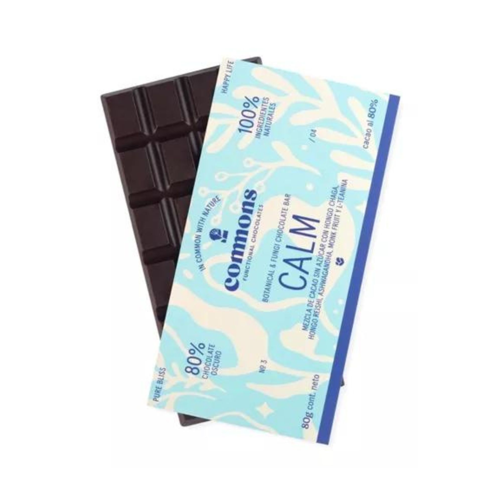 Chocolate Mexicano Con Adaptógenos Calm 80g Premium