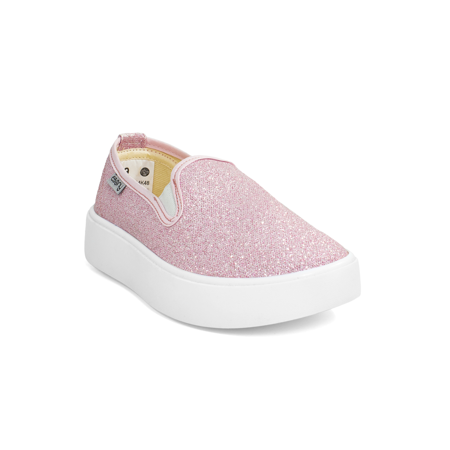 Tenis rosas para niña casuales slip-on lucky Ebny