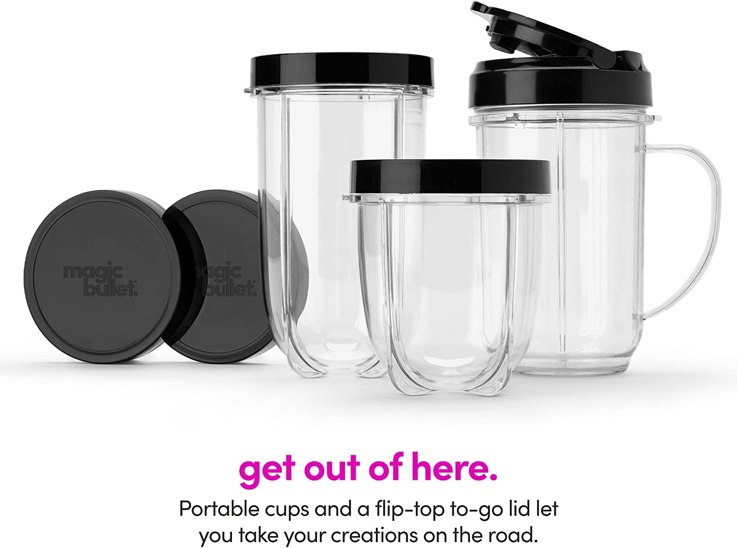 NutriBullet by MagicBullet - Batidora, Plateada, Pequeña 