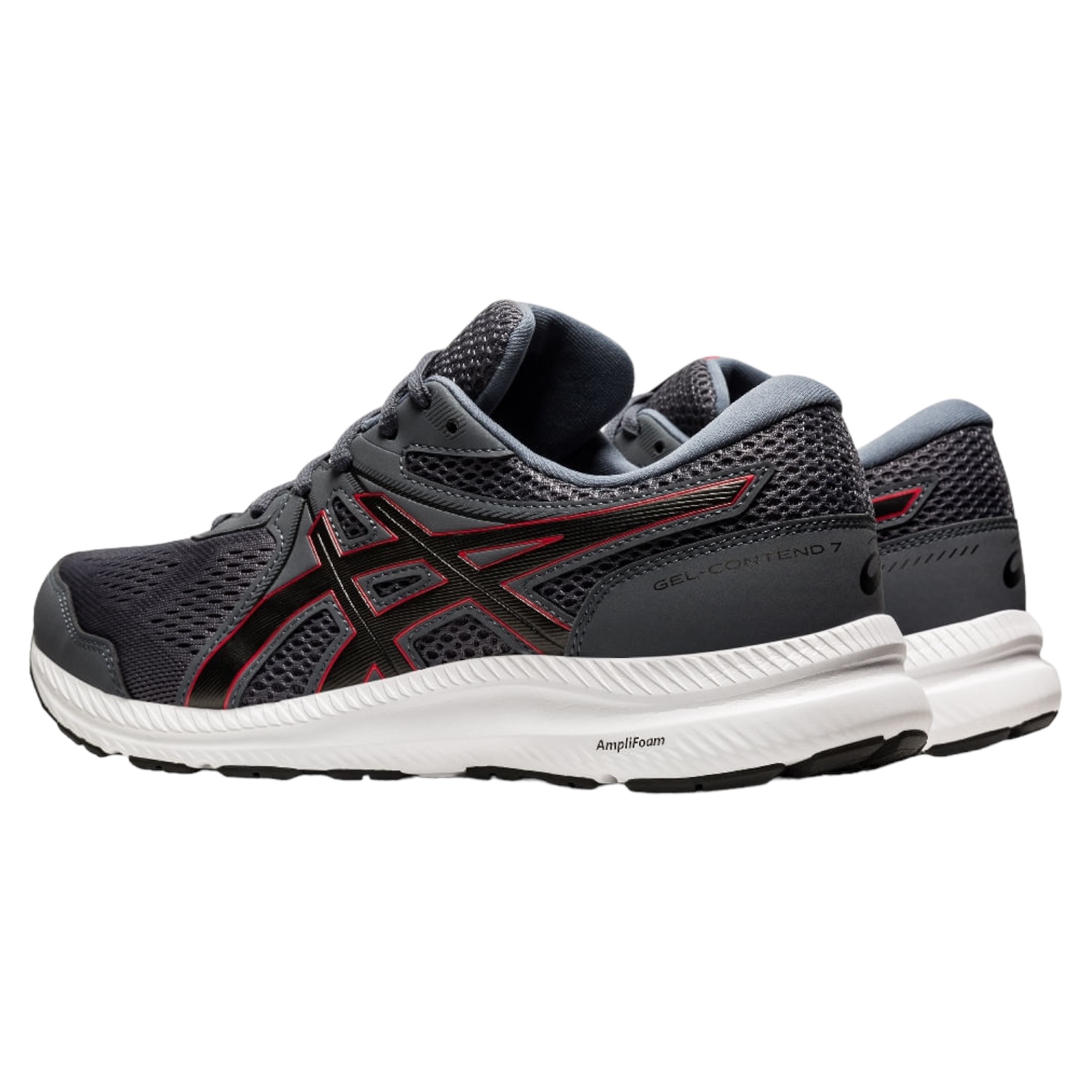 Tenis Asics Gel-contend 7 Gris 100% Original Para Hombre 