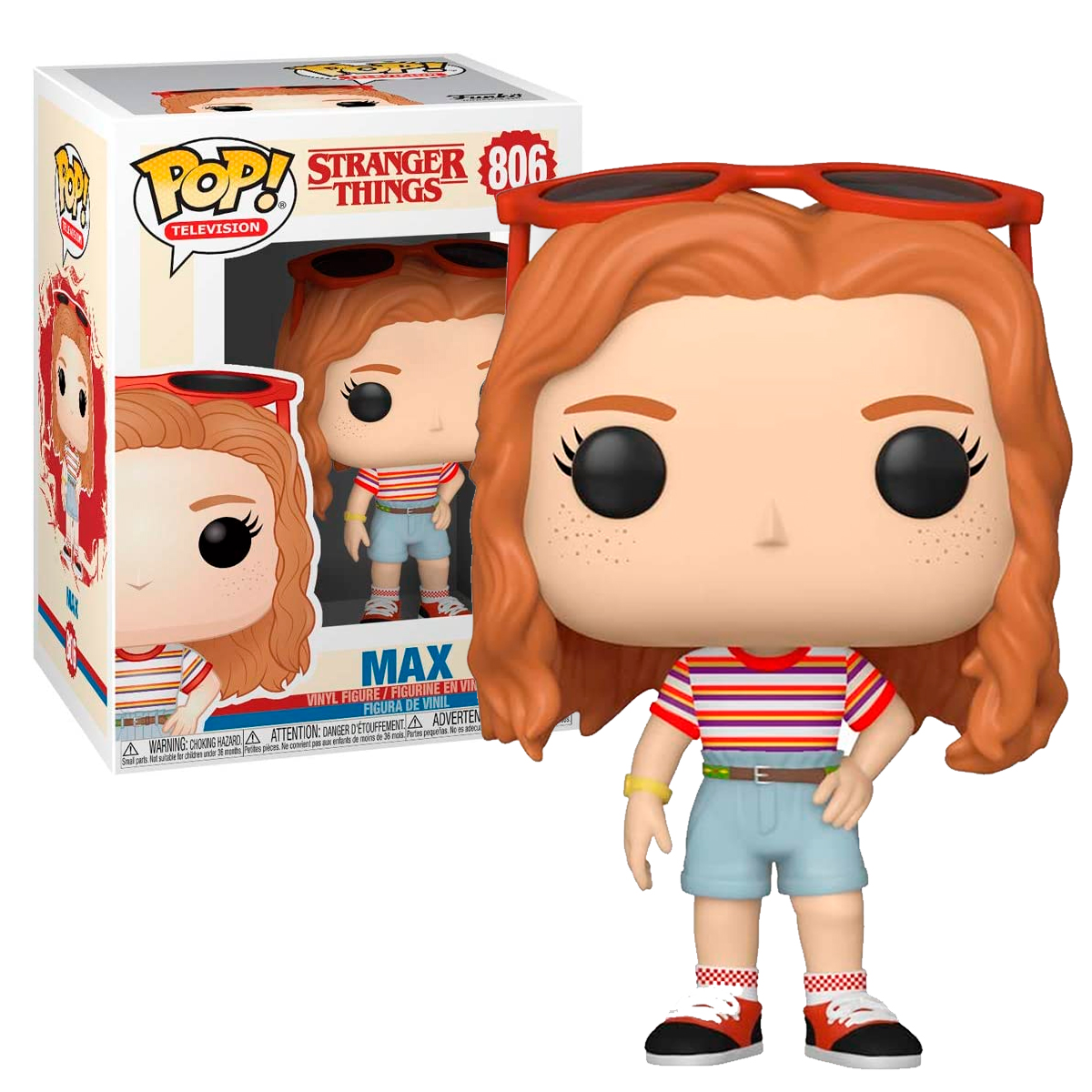 Funko Pop Max Mall Outfit #806 Stranger Things Serie Netflix Figura Original