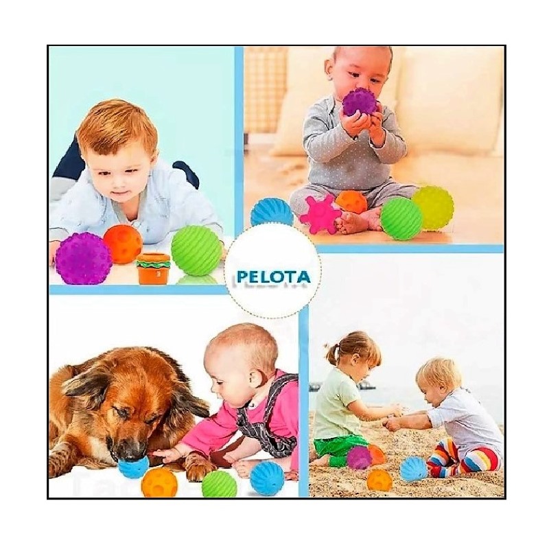 Pelotas Sensoriales Estimulación Para Bebés