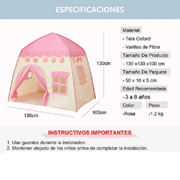 casita para niñas Casa de campaña.