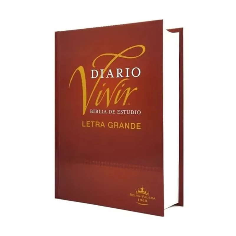 Biblia RVR60 de estudio diario vivir letra grande tapa dura