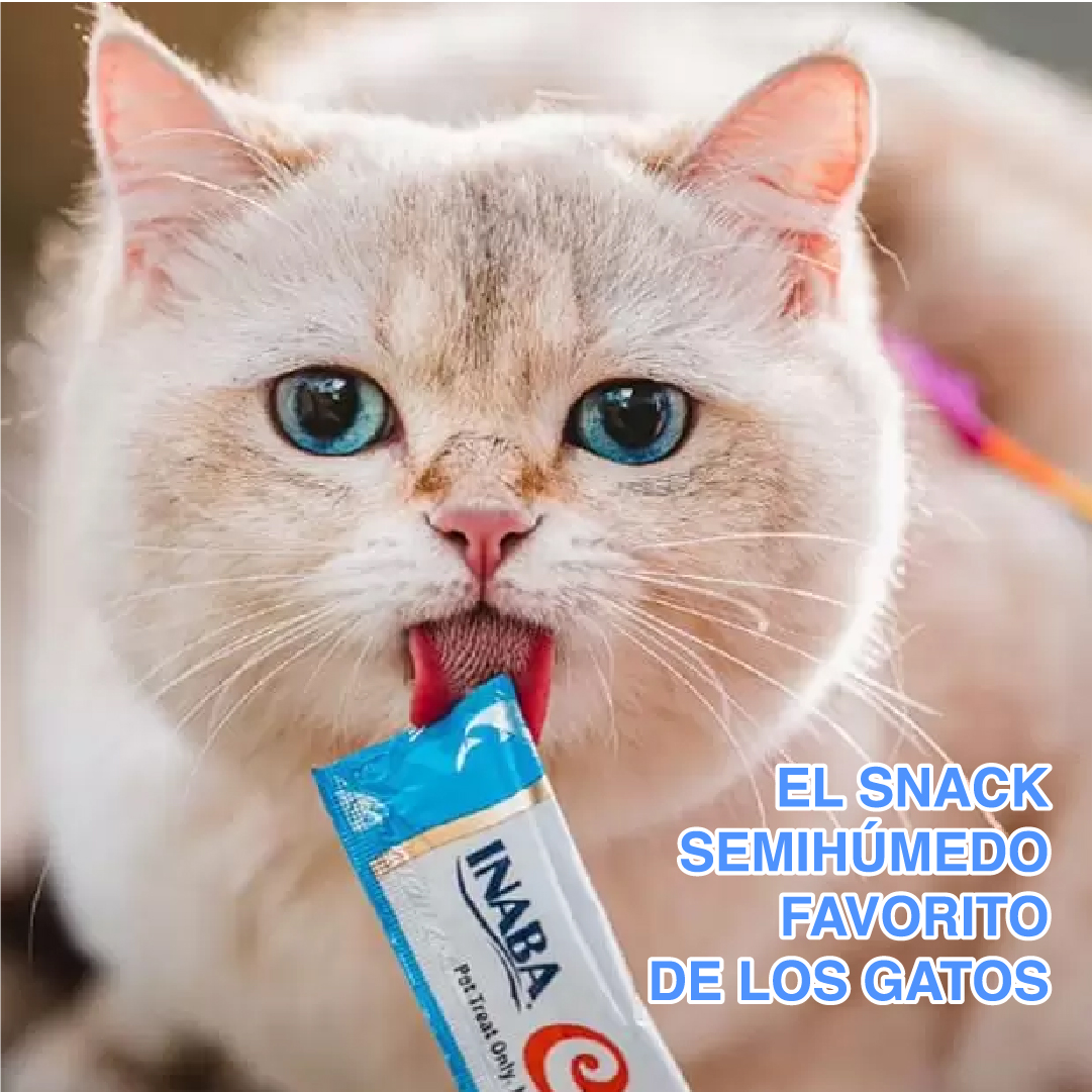 Inaba Churu Premios para Gato Atún y Vieira, Paquete 4 tubos