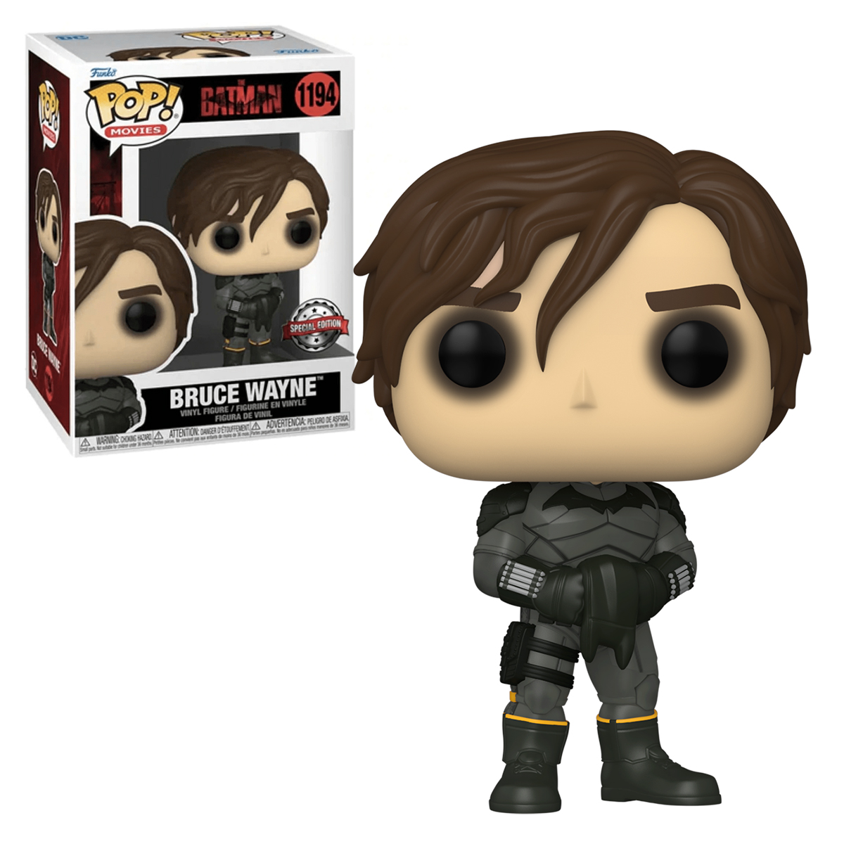 Funko Pop Movies: The Batman - Bruce Wayne sin Mascara #1194