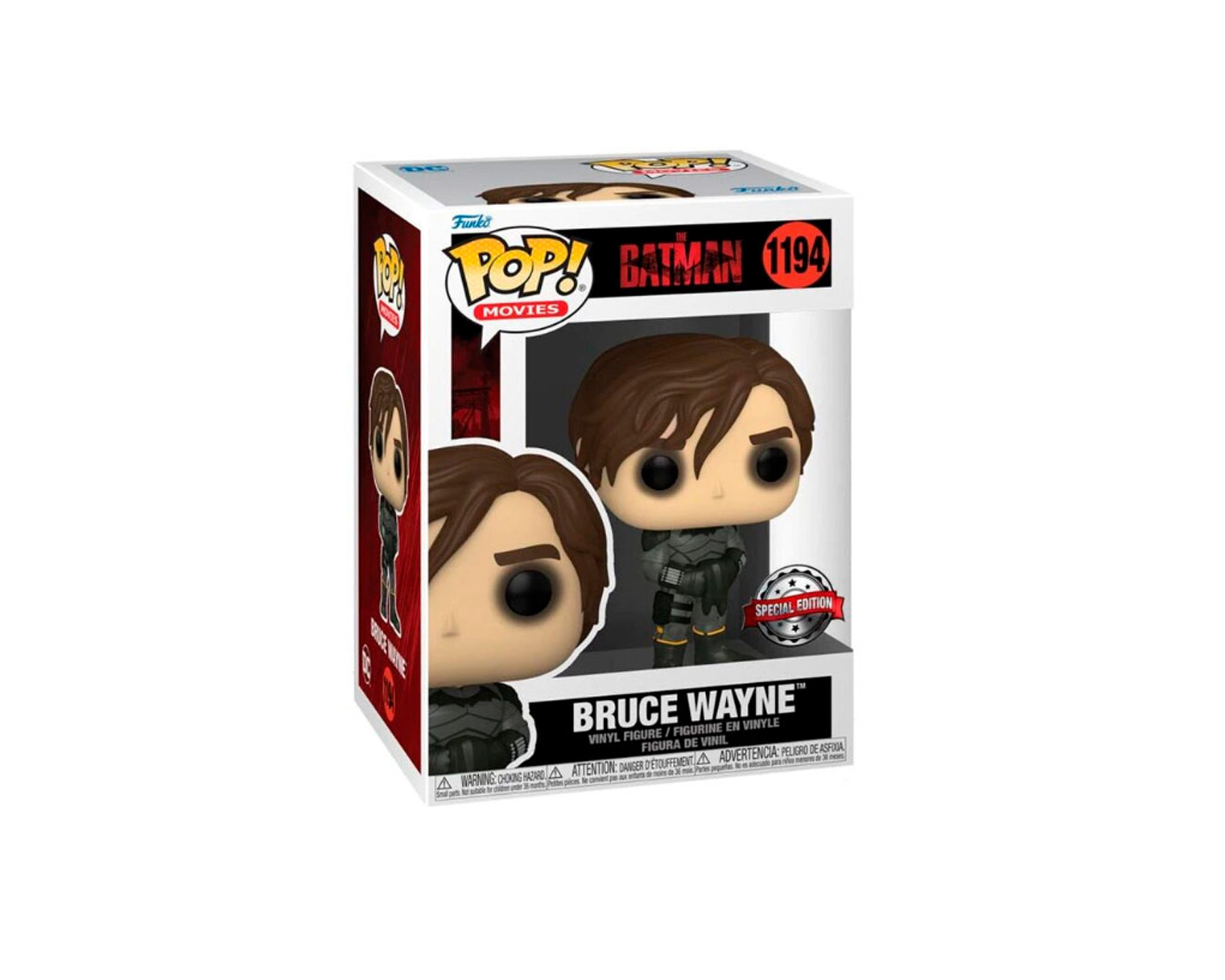 Funko Pop Movies: The Batman - Bruce Wayne sin Mascara #1194