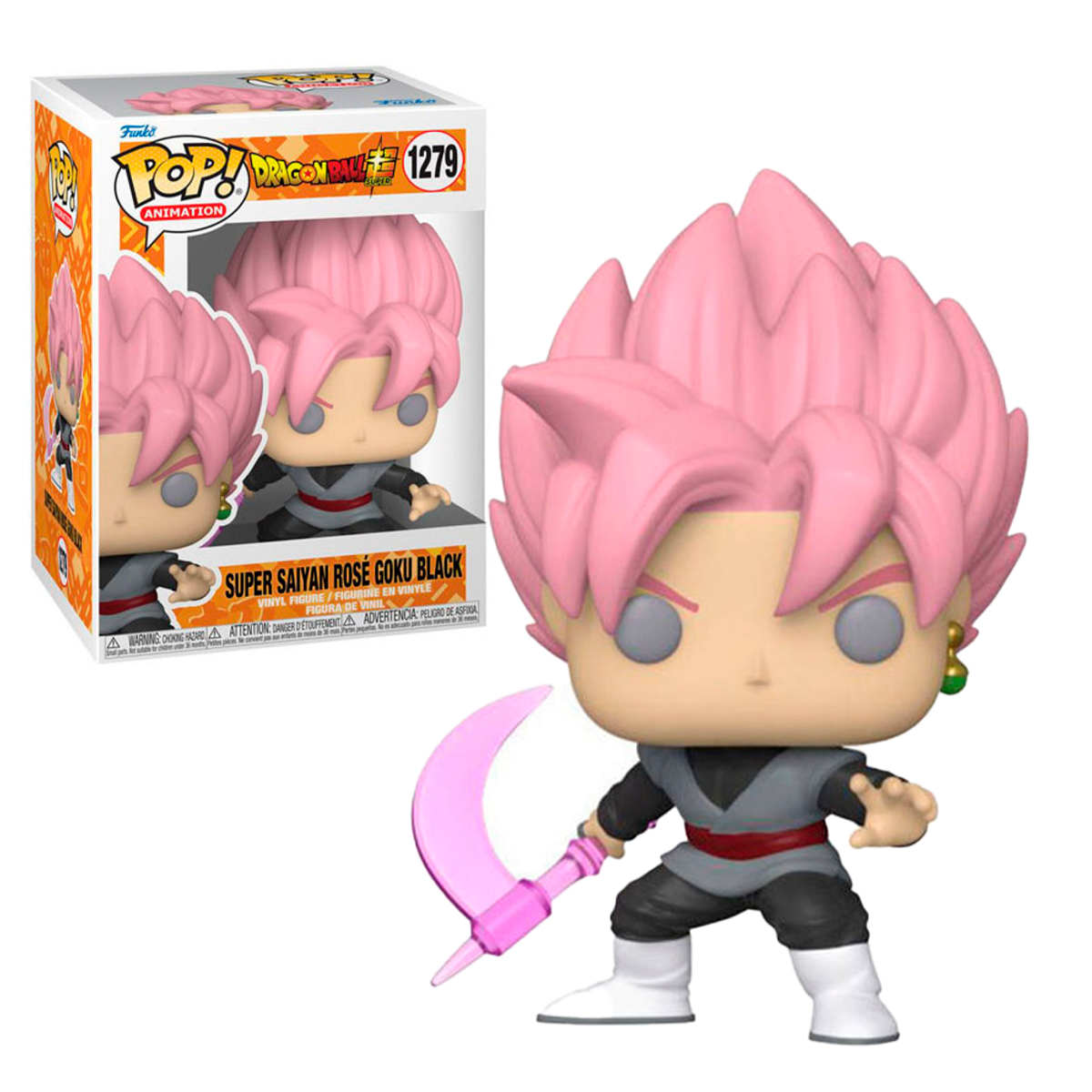 Funko Pop Goku Black Super Saiyan Rose Guadaña #1279 Dragon Ball Super Anime