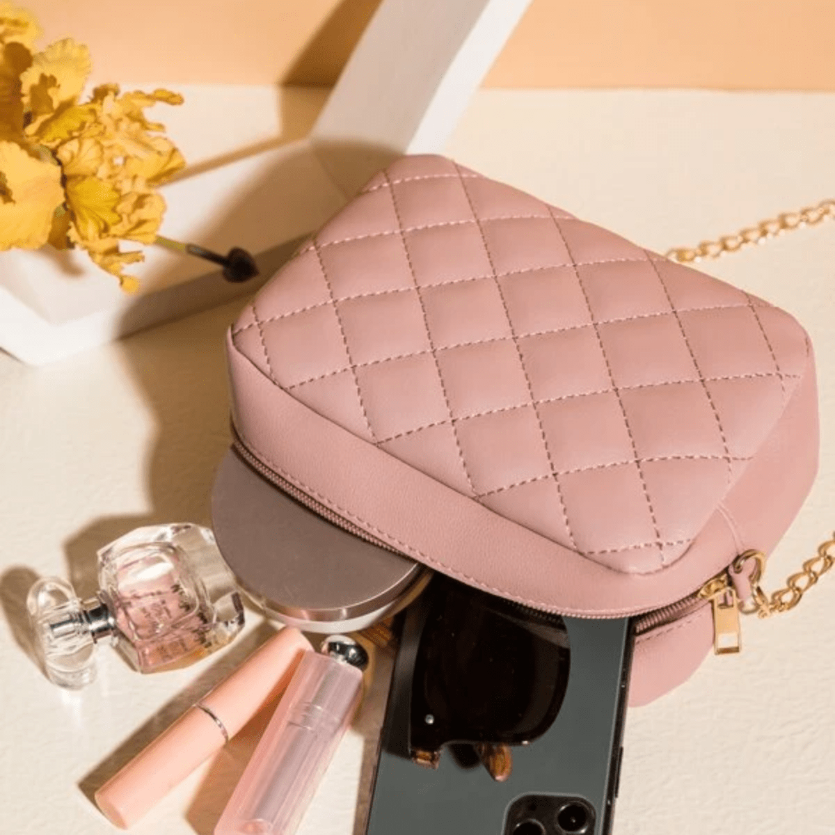 Bolsita Rosa Para Dama Niña Moda Mujer