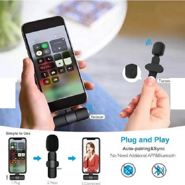 Microfono Inalámbrico para celular tablet tipo C