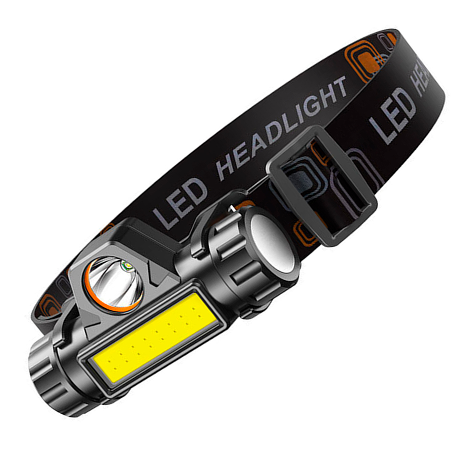 Linterna Frontal De cabeza Led De Usb Recargable Lámpara Para Acampar