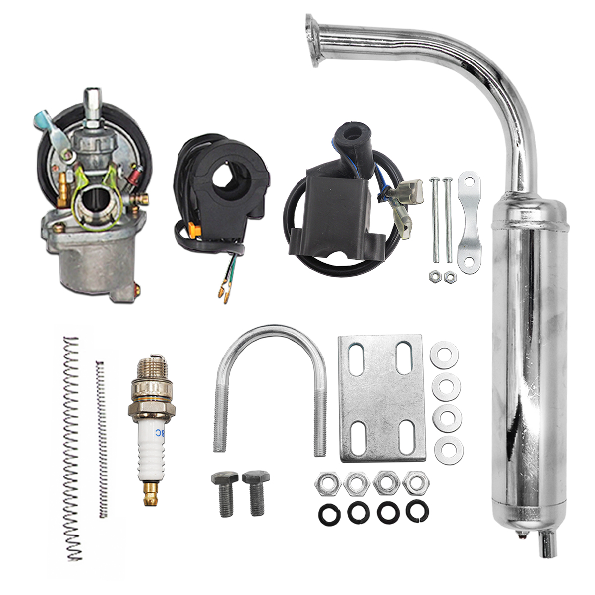 Refacciones Motor Bicicleta Carburador, Switch, Cdi, Escape